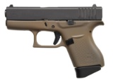GLOCK 43 FDE SEMI AUTO PISTOL.