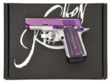 KIMBER MICRO 9 AMETHYST SEMI AUTO PISTOL.