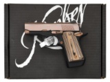 KIMBER MICRO 9 ROSE GOLD SEMI AUTO PISTOL.