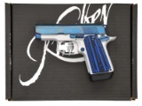 KIMBER MICRO 9 SAPPHIRE SEMI AUTO PISTOL.