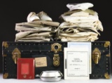 LARGE TRUNK CONTAINING THE UNIFORMS & PERSONAL