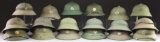 18 NORTH VIETNAMESE PITH HELMETS.