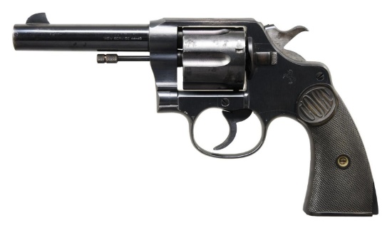 COLT NEW SERVICE DOUBLE ACTION REVOLVER WITH