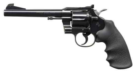 COLT OFFICER'S MODEL MATCH DOUBLE ACTION REVOLVER.
