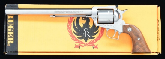 RUGER STAINLESS NEW MODEL 10 1/2" SUPER BLACKHAWK