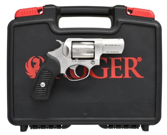 RUGER MODEL SP101 DOUBLE ACTION REVOLVER.
