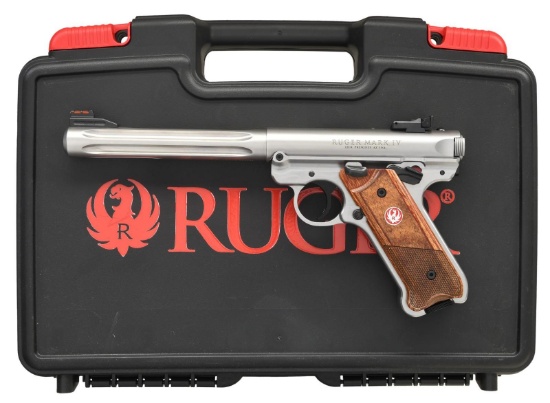 RUGER MKIV HUNTER SEMI AUTO PISTOL.