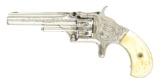 ENGRAVED SMITH & WESSON MODEL 1 3RD ISSUE TIP UP