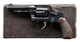 SMITH & WESSON 32 HE THIRD MODEL DA REVOLVER.