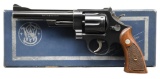 S&W MODEL 28 HIGHWAY PATROLMAN REVOLVER WITH BOX.