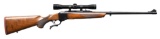 RUGER NO. 1 SINGLE SHOT RIFLE WITH SCOPE.