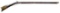UNMARKED PERCUSSION FULL STOCK RIFLE.