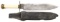 MID-19th CENTURY BRITISH STYLE BOWIE KNIFE WITH