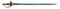 BRITISH P1796 STYLE INFANTRY OFFICER’S SWORD.