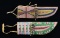 PAIR OF FINE DECORATIVE INDIAN BEADED KNIFE