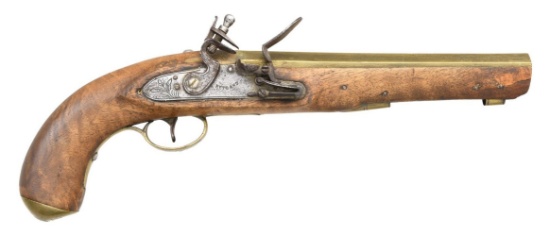 ASSEMBLED KETLAND FLINTLOCK PISTOL.