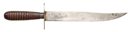 AMERICAN MID-19th CENTURY BELT/BOWIE KNIFE.