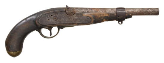 RELIC BRITISH TOWER PERCUSSION PISTOL.