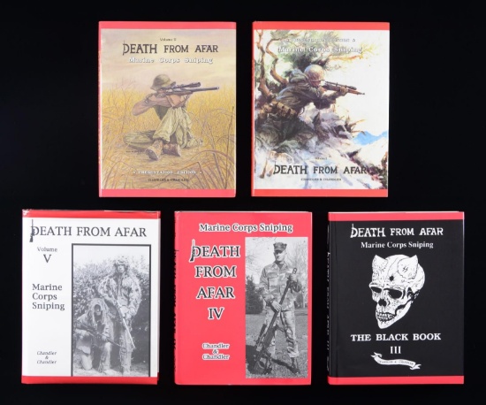 5 VOLUMES "DEATH FROM AFAR: MARINE CORP SNIPING"