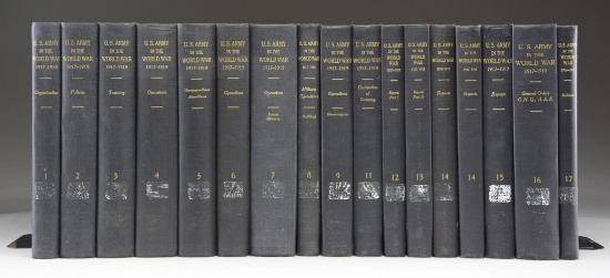 17 VOLUME SET OF "UNITED STATES ARMY IN THE WORLD