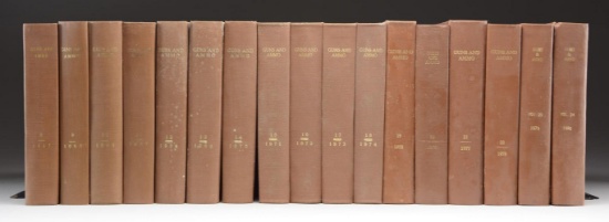 17 VOLUMES OF COMPLETE YEAR GUNS & AMMO MAGAZINES