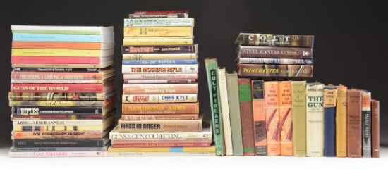 50+ BOOKS ABOUT FIREARMS.