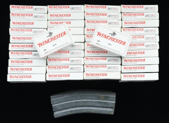 840+ RDS.(42 BOXES) WINCHESTER 5.56 NATO AMMO.