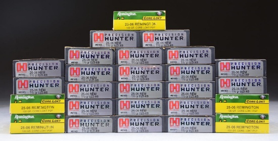 520 RDS. (26 BOXES) 25-06 AMMO.