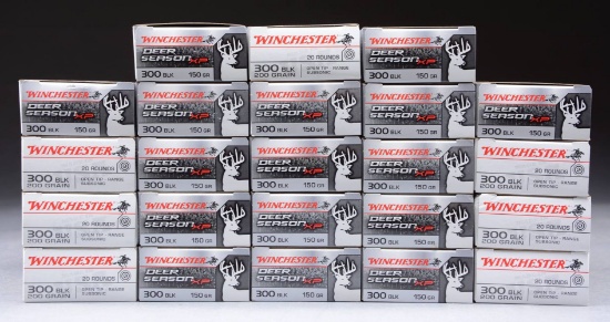 460 RDS. (23 BOXES) WIN. 300 BLACKOUT AMMO.
