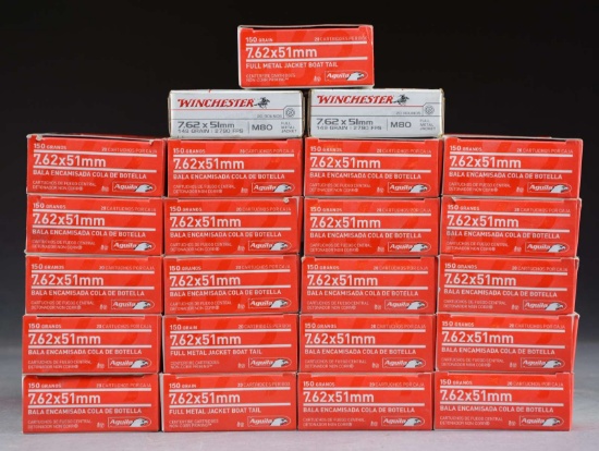 460 RDS. (23 BOXES) OF 7.62x51MM NATO