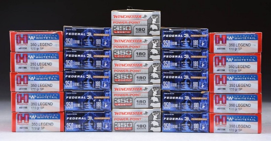500 RDS. (25 BOXES) 350 LEGEND