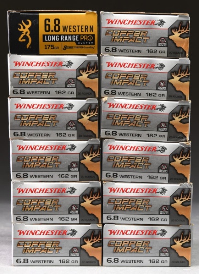 240 RDS. (12 BOXES) 6.8 WESTERN