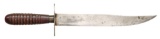 AMERICAN MID-19th CENTURY BELT/BOWIE KNIFE.