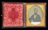 AMBROTYPE OF GENERAL DANVILLE LEADBETTER, CSA.