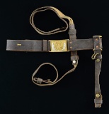 US M1851 SWORD BELT & PLATE.