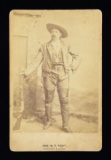 CABINET CARD OF W.F. CODY “BUFFALO BILL”.