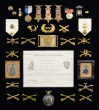 CIVIL WAR & POST-CIVIL WAR INSIGNIA, MEDALS,