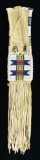 FINE DECORATIVE AMERICAN INDIAN PIPE BAG.