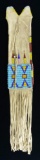 FINE DECORATIVE AMERICAN INDIAN PIPE BAG.