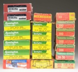 12 BOXES OF 300 WIN MAG., 300 SAVAGE & 30-30 AMMO.