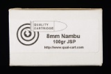 50 ROUND BOX OF QUALITY CARTRIDGE 8MM NAMBU