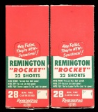 2 BRICKS OF RARE REMINGTON ROCKET 22 SHORT AMMO IN