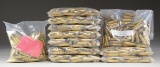 GROUP OF ONCE FIRED 308 WIN & 222 REM BRASS CASES.