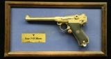 MARUSHIN P08 NAVY LUGER COMMEMORATIVE DISPLAY GUN.