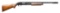 J.C. HIGGINS MODEL 20 PUMP ACTION SHOTGUN.