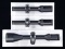 3 HAWKE 30MM SCOPES.