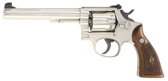 6" SMITH & WESSON K38 REVOLVER.