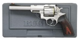 RUGER STAINLESS SUPER REDHAWK DA REVOLVER.