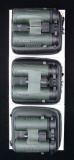 3 HAWKE ENDURANCE ED GREEN BINOCULARS.