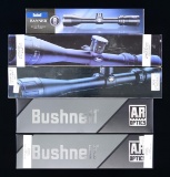 3 BUSHNELL & 2 BSA SCOPES.